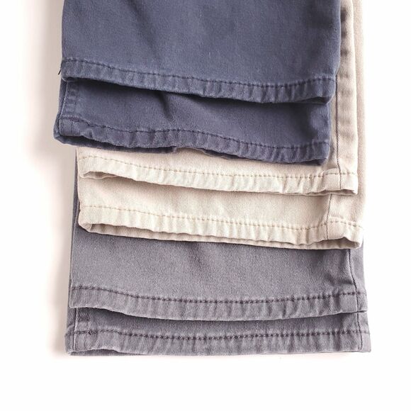 Iron Co Pants Lot of 3 Men 38 x 27 Gray Khaki Blue Straight Leg 5-Pocket Stretch - Picture 8 of 15